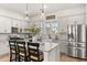 Modern kitchen features stainless steel appliances, granite countertops, large center island, and ample storage space at 226 Midtown Ave, Summerville, SC 29486