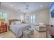 Comfortable bedroom with ceiling fan and lots of light at 2269 Hartfords Bluff Cir, Mount Pleasant, SC 29466