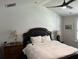 Comfortable bedroom with ceiling fan, and vaulted ceilings at 31 Wedgepark Rd, Charleston, SC 29407