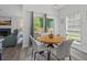 Cozy breakfast nook with views of the backyard and an inviting round table at 3202 Middleburry Ln, Charleston, SC 29414