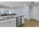 Modern kitchen area, complete with island and stainless steel appliances at 386 Spruce Ivy St, Moncks Corner, SC 29461
