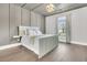 Bedroom with hardwood floors, light blue walls, coffered ceiling, and a large window at 467 Hidden Meadow Ln, Summerville, SC 29486