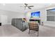 Relaxing bonus room with a large screen TV and comfortable seating, perfect for entertainment at 467 Hidden Meadow Ln, Summerville, SC 29486