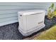 Home backup generator with a low profile tucked away near the house at 467 Hidden Meadow Ln, Summerville, SC 29486