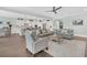 Elegant living room in an open concept design, perfect for entertaining and Gathering gatherings at 467 Hidden Meadow Ln, Summerville, SC 29486