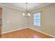 Cozy dining area with chandelier and window with blinds at 4936 Ballantine Dr, Summerville, SC 29485