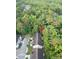 Aerial view of townhome, showing mature trees in the area and parking spaces at 5001 Hay Bale Ct, Summerville, SC 29485