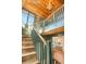 Beautiful foyer with wooden stairs, high ceilings, and great light at 515 Claret Way, Kiawah Island, SC 29455