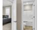View from bedroom into the ensuite bath which features a tub and shower combination at 525 Scholar Way, Summerville, SC 29486