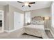 Cozy bedroom with carpet flooring, ceiling fan, and neutral-toned walls at 525 Scholar Way, Summerville, SC 29486