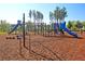 Community playground with slides, climbing structures, and swings for active play at 525 Scholar Way, Summerville, SC 29486
