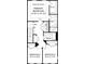 Detailed third-floor floor plan illustrating the layout and dimensions of the bedrooms and bathroom at 562 Scholar Way, Summerville, SC 29486