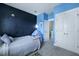A playful ' bedroom featuring a chalkboard wall, whimsical decor, and a cozy bed at 101 Barberry St, Summerville, SC 29483