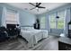 Serene bedroom with hardwood floors, large windows, and modern furnishings at 101 Barberry St, Summerville, SC 29483
