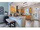 Modern kitchen with granite countertops, ample cabinet space, and stainless steel appliances at 101 Barberry St, Summerville, SC 29483