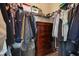 Well-organized walk-in closet featuring ample hanging space, shelves, and a dresser for optimal storage solutions at 101 Barberry St, Summerville, SC 29483