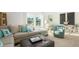 Inviting living room with comfortable seating, coastal decor, and bright natural light at 1034 Scotch Bonnet Way, Summerville, SC 29485