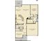 Layout of the home featuring a spacious great room, kitchen, Primary bedroom and a 2-car garage at 1041 Tea Time Dr, Summerville, SC 29485