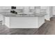 Kitchen with a large island, granite countertops, and modern appliances at 1041 Tea Time Dr, Summerville, SC 29485