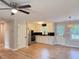 Kitchen and living room include stainless steel appliances and hardwood floors at 105 Dandridge Rd, Walterboro, SC 29488