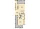 First floor plan showcasing the open-concept design with kitchen, dining, and living spaces at 109 Battle Boat Blvd, Summerville, SC 29485
