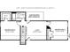 Second story floor plan displaying bedroom and loft dimensions at 110 Bloomfield St, Summerville, SC 29486