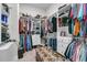 Large walk-in closet with custom shelving and bench, offering ample storage space at 110 Bloomfield St, Summerville, SC 29486