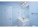 Well-lit bathroom with white vanity, mirror, and modern fixtures at 1319 Basildon Rd, Mount Pleasant, SC 29466