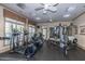 Well-equipped fitness center with treadmills, ellipticals, and weight machines for a complete workout at 1319 Basildon Rd, Mount Pleasant, SC 29466