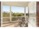Relax on this private balcony with views of lush landscaping at 158 Mary Ellen Dr, Charleston, SC 29403