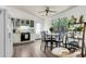 Bright kitchen with eat-in breakfast nook, white cabinets, and modern appliances at 202 Pamela Ln, Summerville, SC 29483