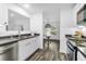 Bright eat-in kitchen featuring stainless steel appliances and updated cabinets at 202 Waterwood Dr, Goose Creek, SC 29445