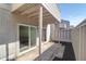 This patio is a perfect outdoor space to relax or entertain guests at 202 Waterwood Dr, Goose Creek, SC 29445