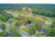 Aerial view of neighborhood with the home highlighted with a pin at 204 Bellerive Ln, Summerville, SC 29483