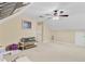 Bright bedroom with ceiling fan, neutral walls, and carpet flooring at 204 Bellerive Ln, Summerville, SC 29483