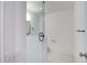 Beautiful bathroom featuring glass shower doors, vanity with mirror, and modern fixtures at 2135 Clayton St, Charleston, SC 29414