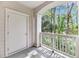 Covered patio with storage and views of lush greenery at 2244 Ashley Crossing Dr # 534, Charleston, SC 29414