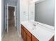 Bathroom featuring a vanity with sink and a large mirror with great lighting at 228 Donatella Dr, Goose Creek, SC 29445