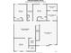 Floorplan of the residence with detailed measurements and layout of rooms at 228 Donatella Dr, Goose Creek, SC 29445