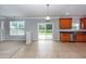 Bright kitchen with wood cabinets, stainless steel appliances and sliding glass door to back patio at 228 Donatella Dr, Goose Creek, SC 29445