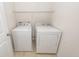 Well-lit laundry area with modern appliances and a convenient overhead storage shelf, washer and dryer included at 228 Donatella Dr, Goose Creek, SC 29445
