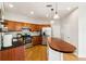Spacious kitchen boasts stainless steel appliances, custom cabinets, and convenient center island at 2900 Split Hickory Ct, Johns Island, SC 29455