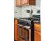 Close up on the stainless steel oven at 2900 Split Hickory Ct, Johns Island, SC 29455