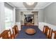 Dining room features chandelier lighting and view into Gathering room at 3092 Morningdale Dr, Mount Pleasant, SC 29466
