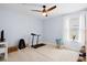 Functional bedroom with exercise equipment and a window offering natural light creating a multi-use space at 3203 Moonlight Dr, Charleston, SC 29414