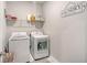 Bright laundry room with new washer and dryer appliances at 3278 Great Egret Dr, Johns Island, SC 29455