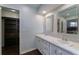 Bathroom featuring double sink vanity and a separate closet for storage at 332 Clayton Dr, Charleston, SC 29414