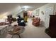 Large, open bonus room with varied seating options and ample space for entertaining at 351 Duncan Chapel Rd, Harleyville, SC 29448
