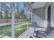 Inviting screened porch with peaceful views of the backyard at 444 Cedarview Rd, Summerville, SC 29486