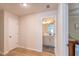 Hallway with an open doorway to a bathroom at 447 Navona Dr, Summerville, SC 29486